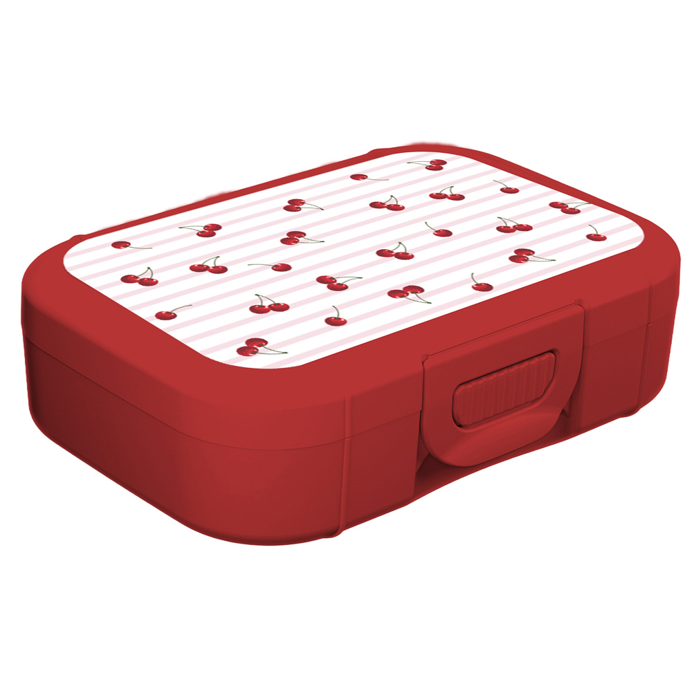 Черри Ланч-бокс 0,85л (18х12,5х5,5см), пластик, 2 цвета, арт.№ 861-598