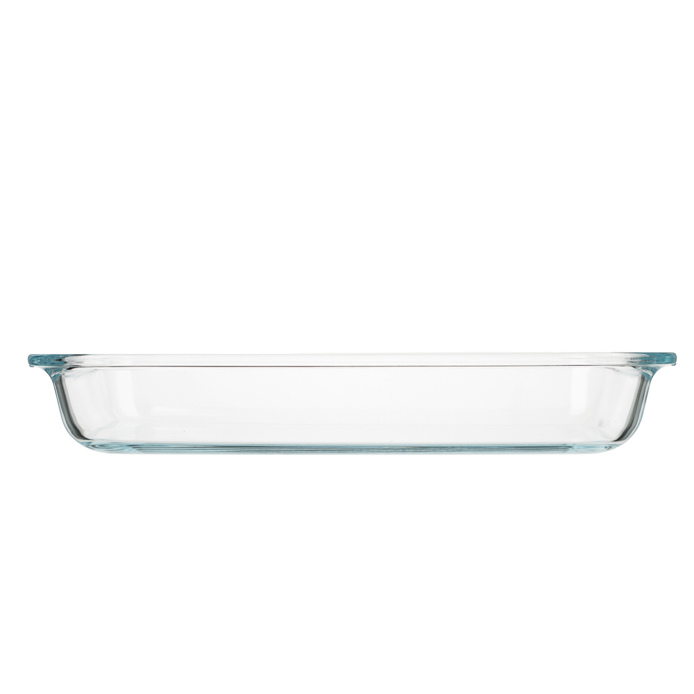 Форма для запекания 2,2 л жаропрочная прямоугольная SATOSHI, с ручками, стекло, 34,5х20,4х5,2 см, GB-2200, арт.№ 825-044