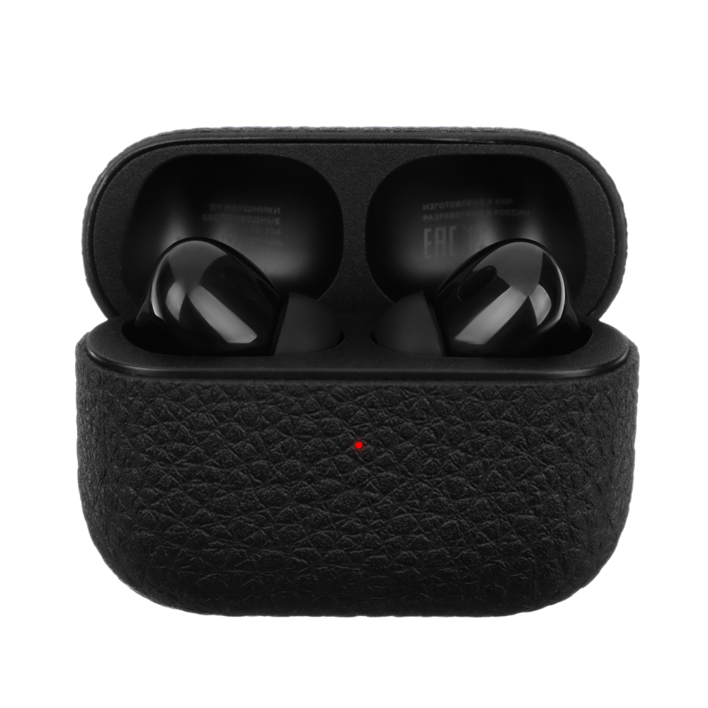 BY Рыжий Наушники беспроводные TWS внутриканальные, ANC, 30/300 mAh, чёрный, арт.№ 410-254