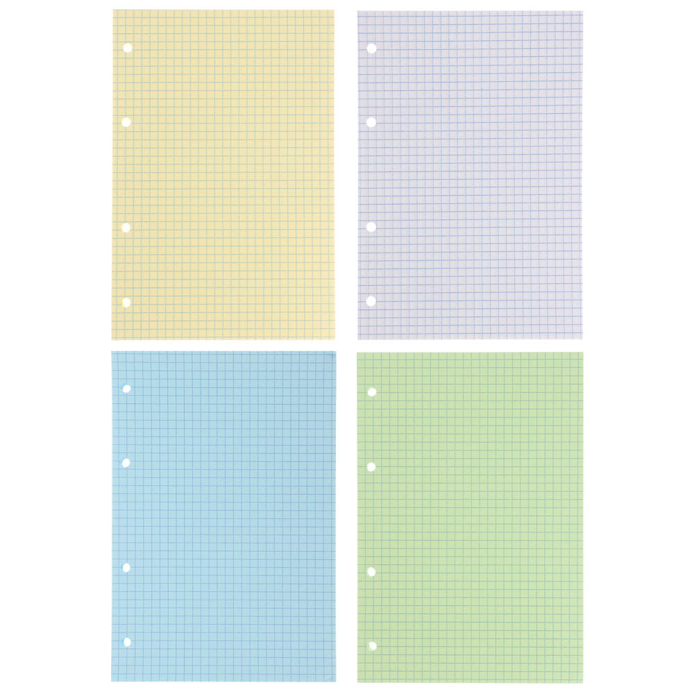 Сменный блок для тетрадей на кольцах А5, 80 листов в клетку, в ассортименте, 60 г/м2, арт.№ 578-183