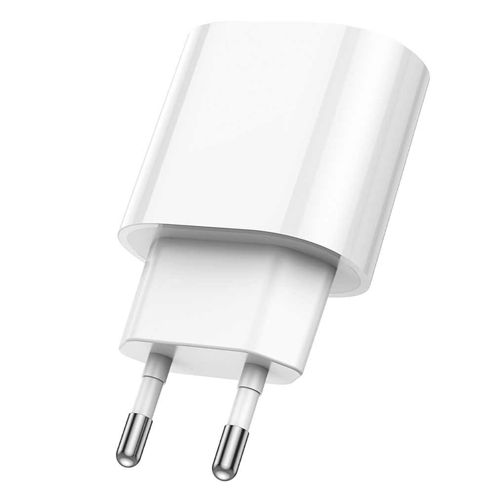 Сетевое зарядное устройство hoco. модель C109A, USB-A 10.5W, цвет: белый, арт.№ 916-277