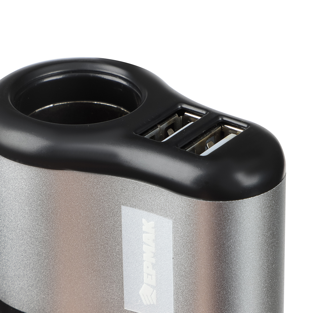 ЕРМАК Устройство зарядное в авто, USB QC 3.0+PD, 5В/3.1А, пластик, арт.№ 738-018