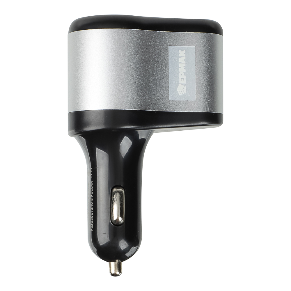 ЕРМАК Устройство зарядное в авто, USB QC 3.0+PD, 5В/3.1А, пластик, арт.№ 738-018