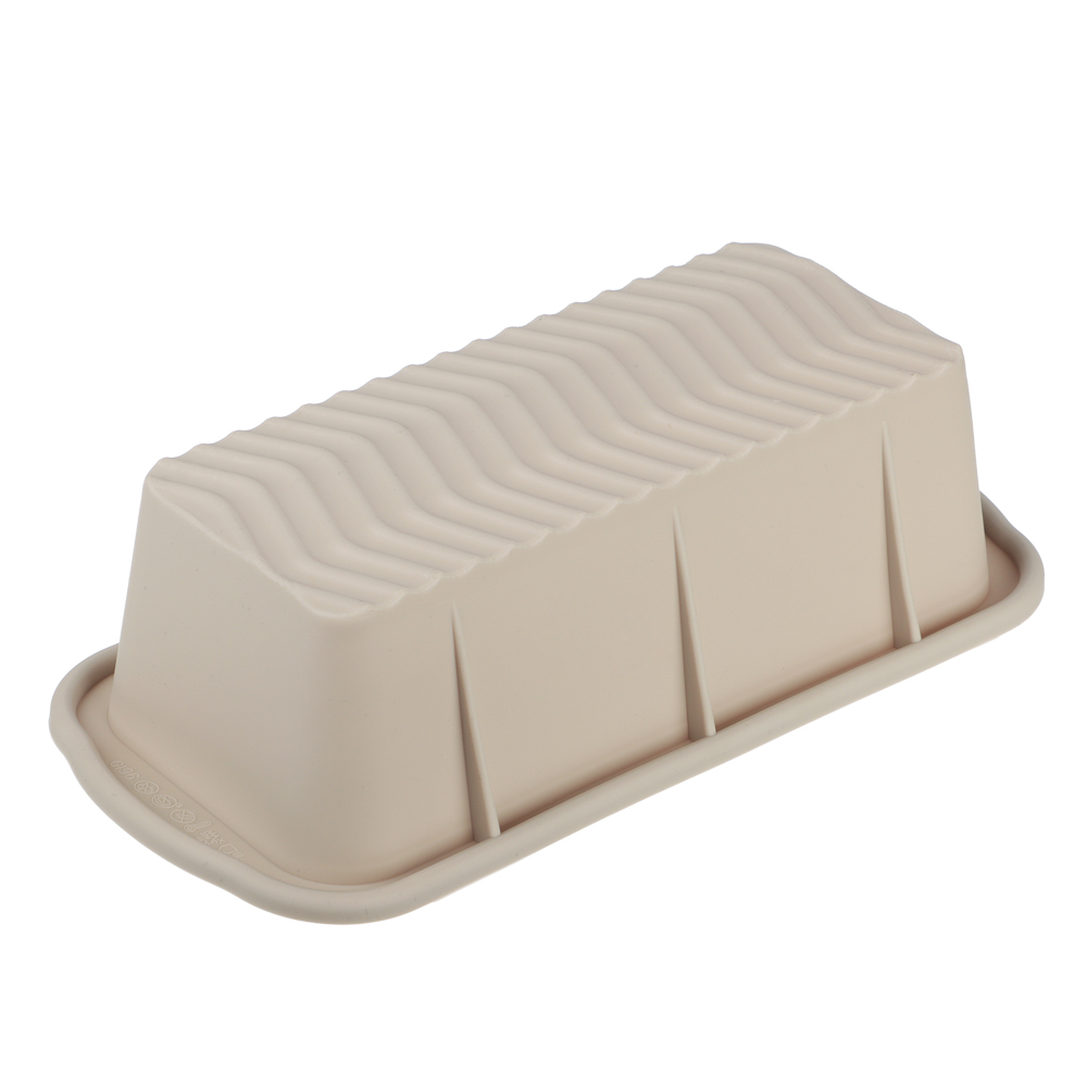 SATOSHI Форма для выпечки кекса, хлеба с ручками, 25x12x6см, силикон, арт.№ 856-224