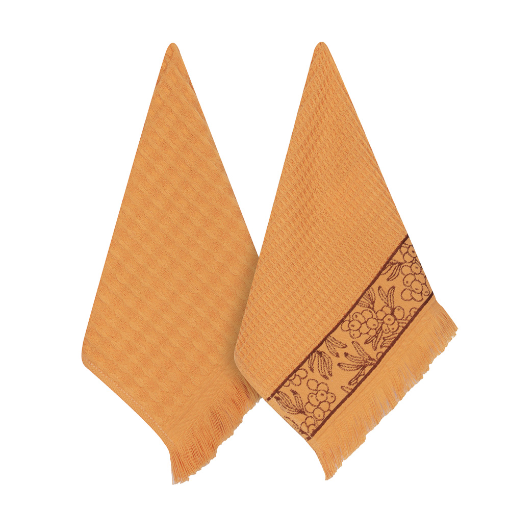 Комплект полотенец кухонных вафельных 2шт, 30х50см, 100% хлопок, Spany, арт.№ 434-193