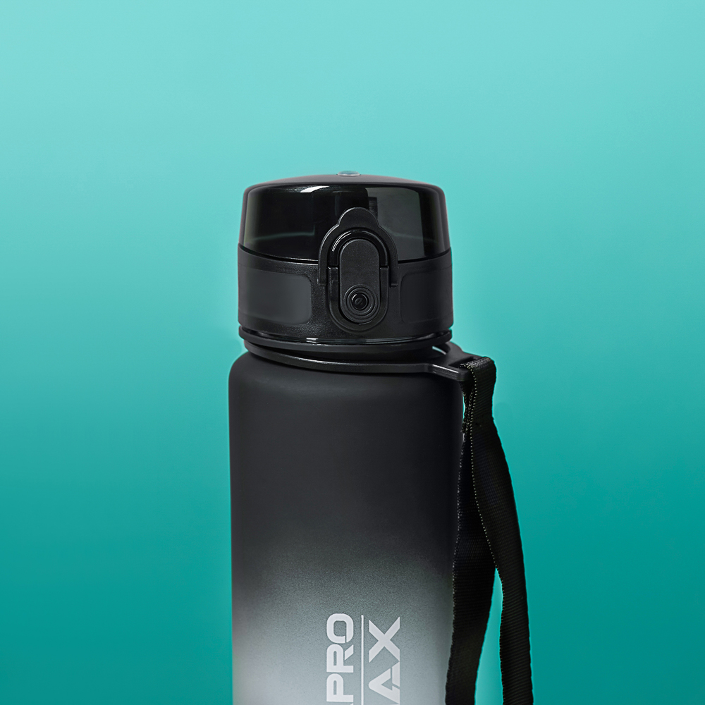 SILAPRO MAX Бутылка спортивная с замком, серая, 550мл, РС, РР, арт.№ 088-054