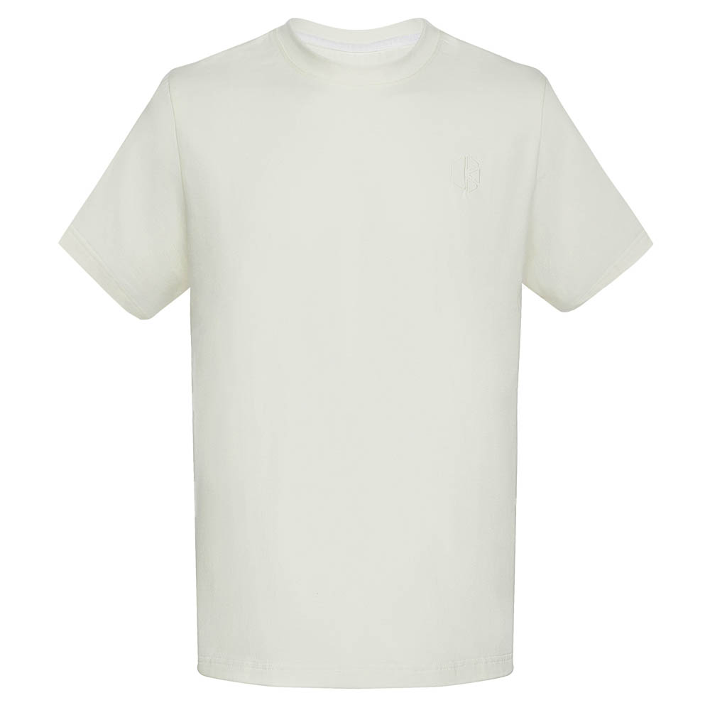 Футболка с вышивкой BY, унисекс, белая, разм.M, арт.№ 080-113