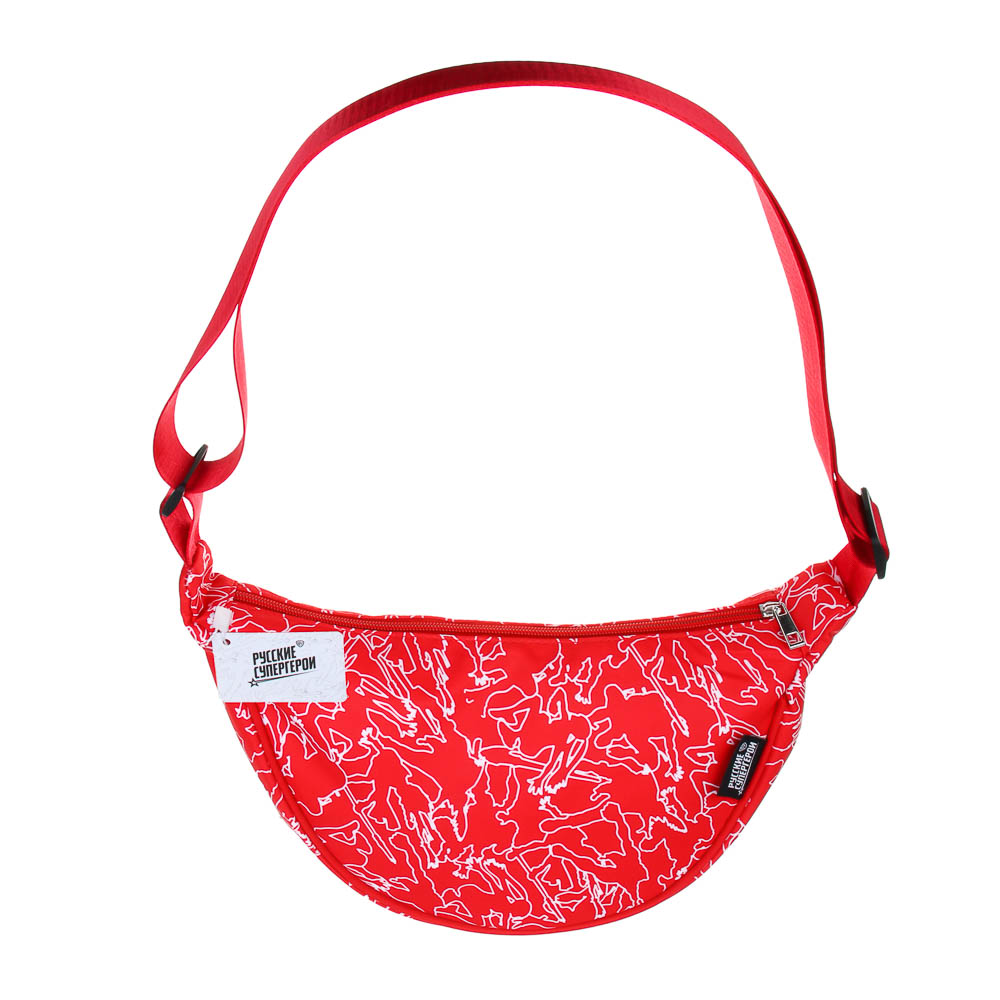 BY Русские Супергерои Сумка молодежная на длинном ремне, 100% полиэстер, 27х15х10 см, 2 цвета, РСГ25-01, арт.№ 337-172