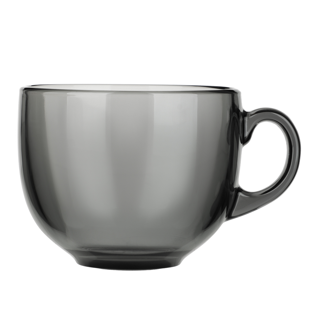 ОСЗ Кружка-бульонница 500мл, графит, стекло, арт.№ 877-811