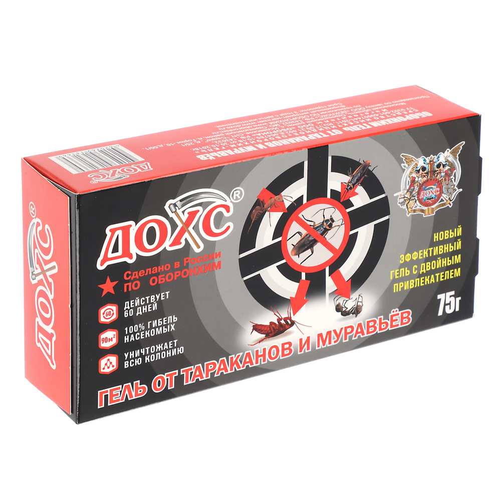 Средство от тараканов и муравьев ДОХС "Оборонхим-гель", туба, 75г, арт.№ 963-013