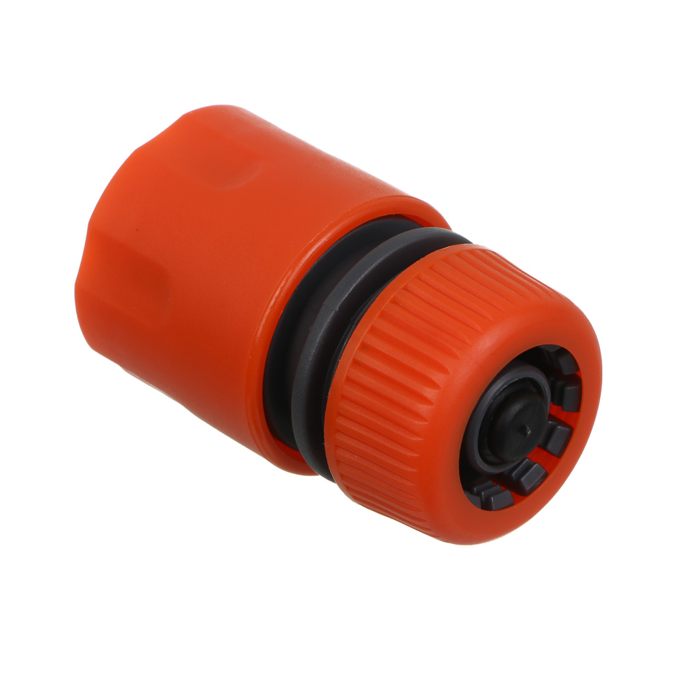 INBLOOM Набор для полива d1/2" (коннектор-1шт., коннектор с аквастопом-1шт., двойник-1шт.), ПП, арт.№ 160-017