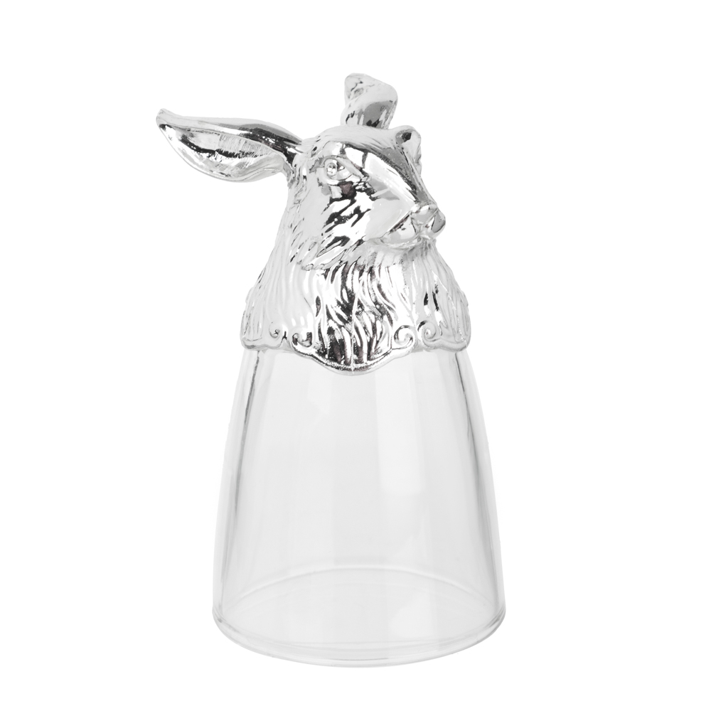 Набор стопок перевертышей тм MILLIMI, 30мл, серебро, стекло, 6шт, арт.№ 878-713