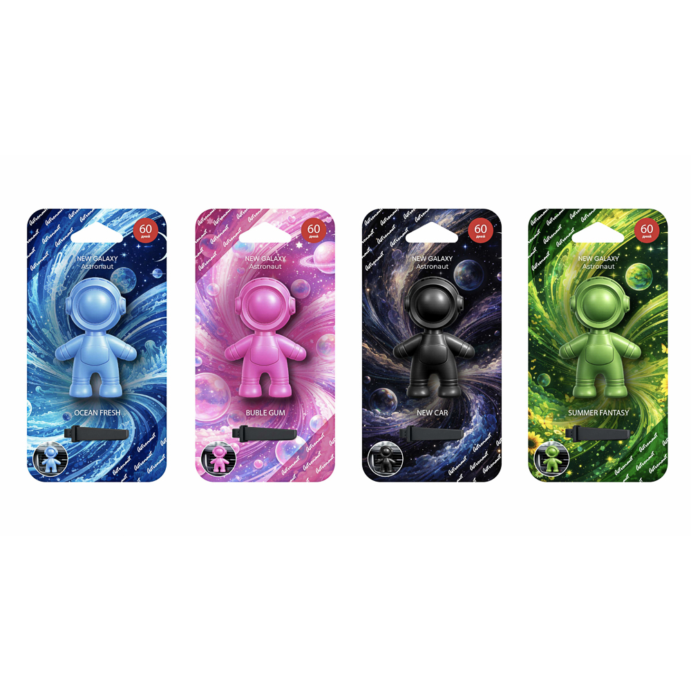 Ароматизатор в автомобиль тм NEW GALAXY Astronaut, 25 гр., арт.№ 794-720