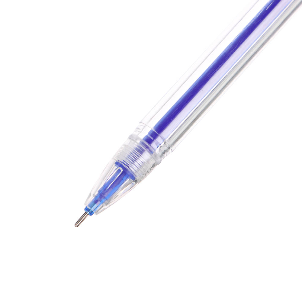 Ручка гелевая ClipStudio "пиши-стирай" синяя в наборе с 4 стержнями, наконечник 0,5 мм, блистер, арт.№ 614-006