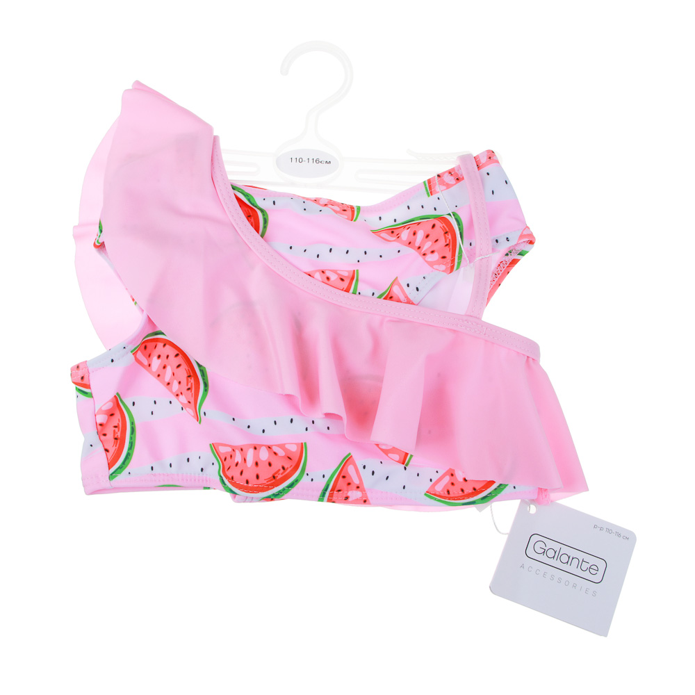 GALANTE Купальник для девочки раздельный, р.110-116, 82% полиэстер, 18% эластан, ВЛ25-02, арт.№ 331-147