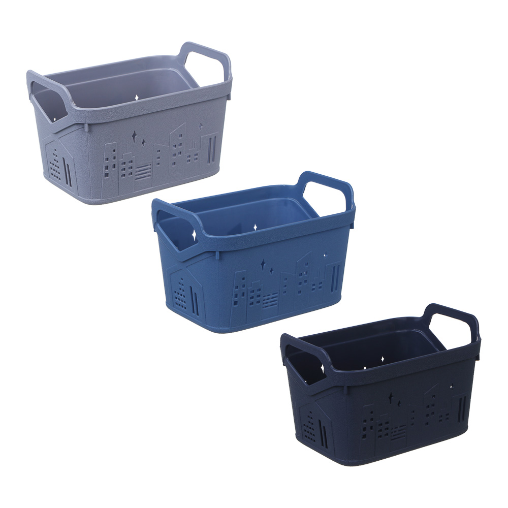 Корзина для хранения тм VETTA, пластик, 18,8х12,5х12см, арт.№ 414-211