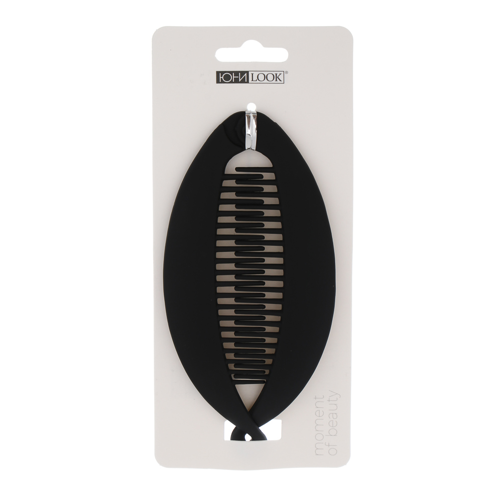 ЮНИLOOK Заколка для волос 13,5х6см, пластик, 2 цвета, ACS25-10, арт.№ 321-393