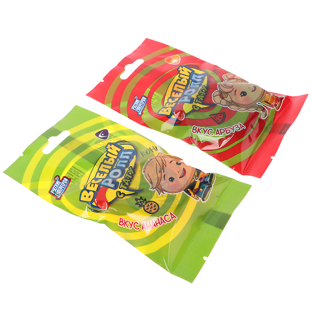 BY Русские Супергерои Жевательная резинка в рулоне с тату 12 гр., арт.№ 347-207