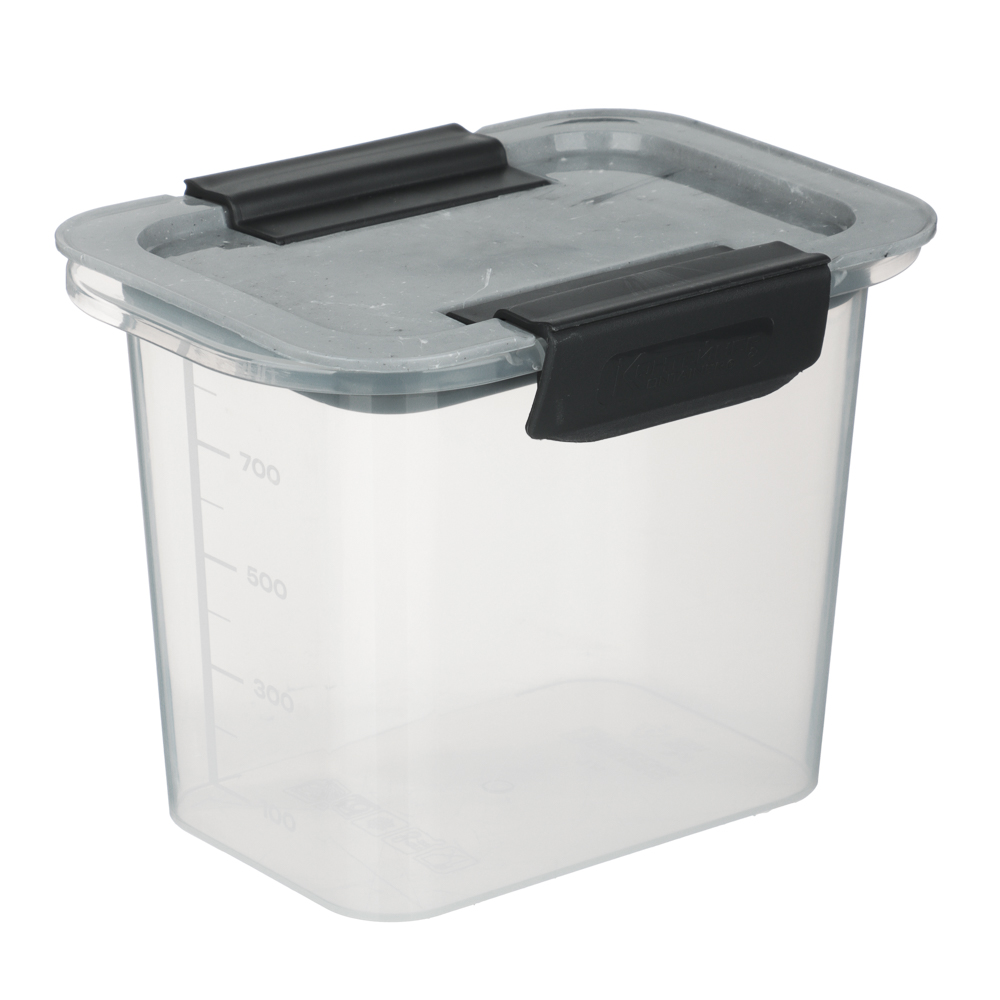 Контейнер герметичный с защелками для сыпучих продуктов 1000мл, пластик, арт.№ 861-542