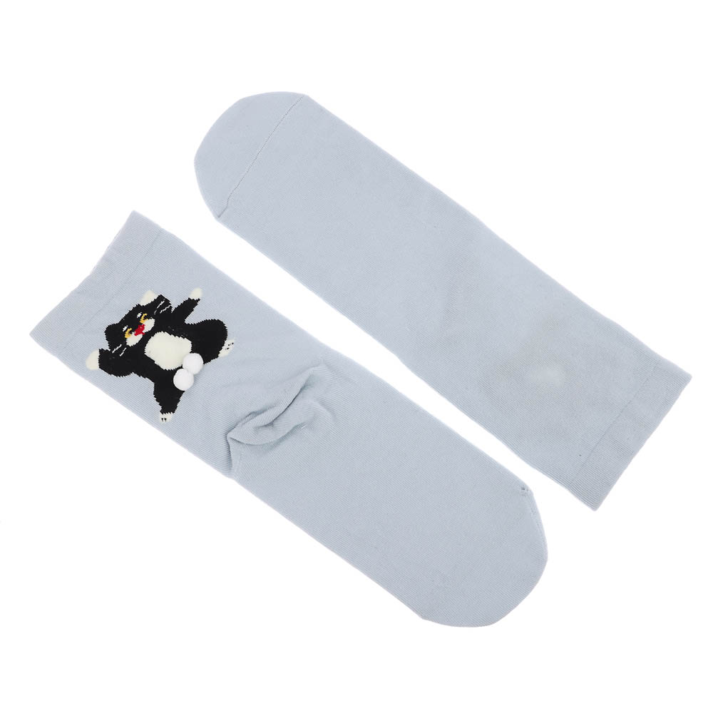 Носки универсальные с декором, тм Turkan, р. 36-41, 90%хлопок, 8% п/а, 2%лайкра,разноцветные, R0326, арт.№ 019-579