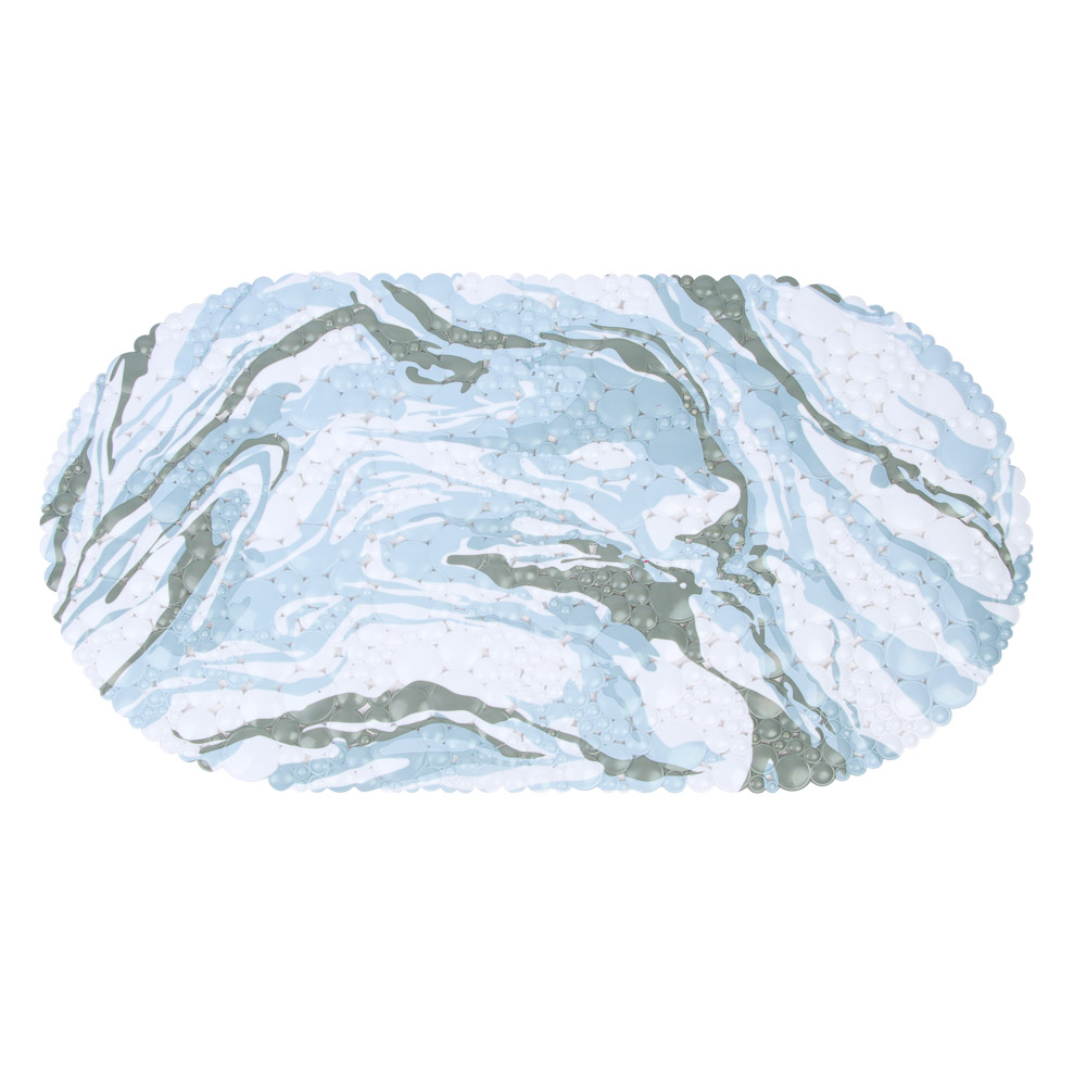 VETTA Коврик в ванну, противоскользящий, ПВХ, 65*34 см, Мрамор, 018, арт.№ 403-018