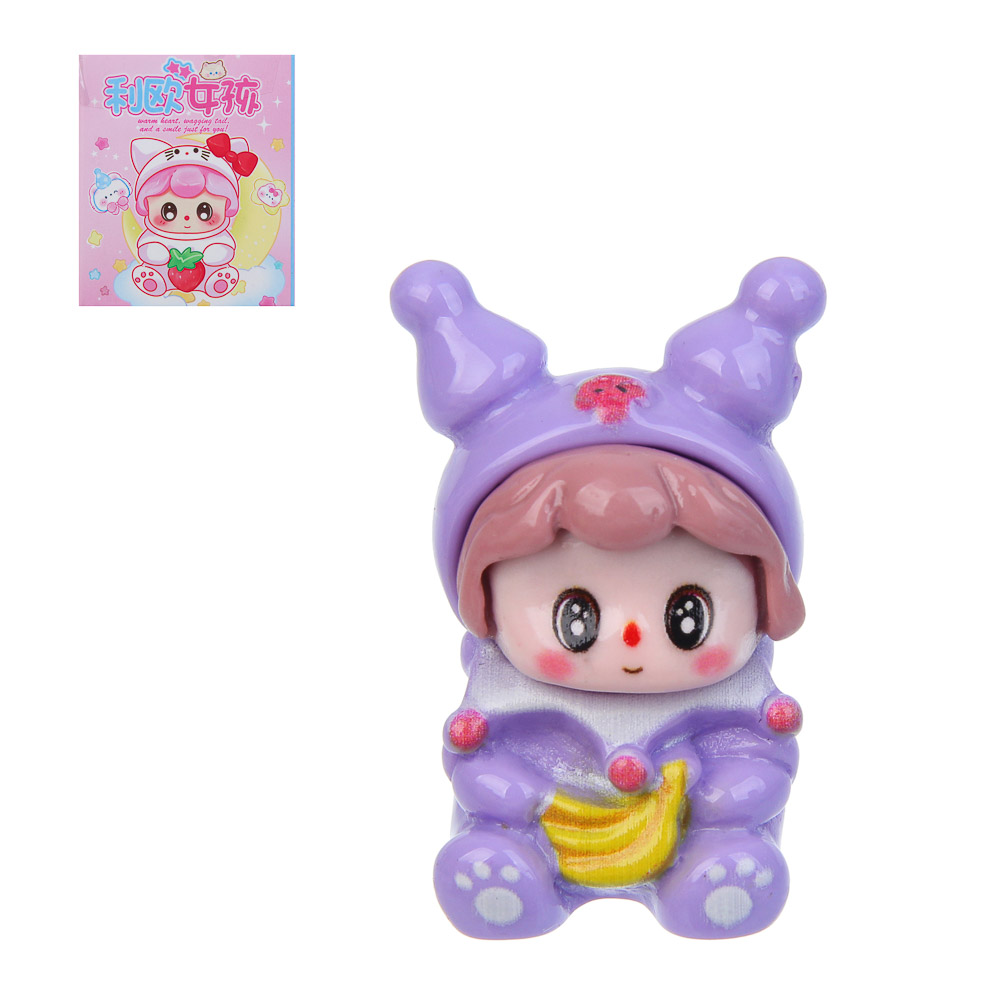 Игрушка фигурка "Милашки", 6,8х5,7х5,7см, полистоун, микс, арт.№ 295-299