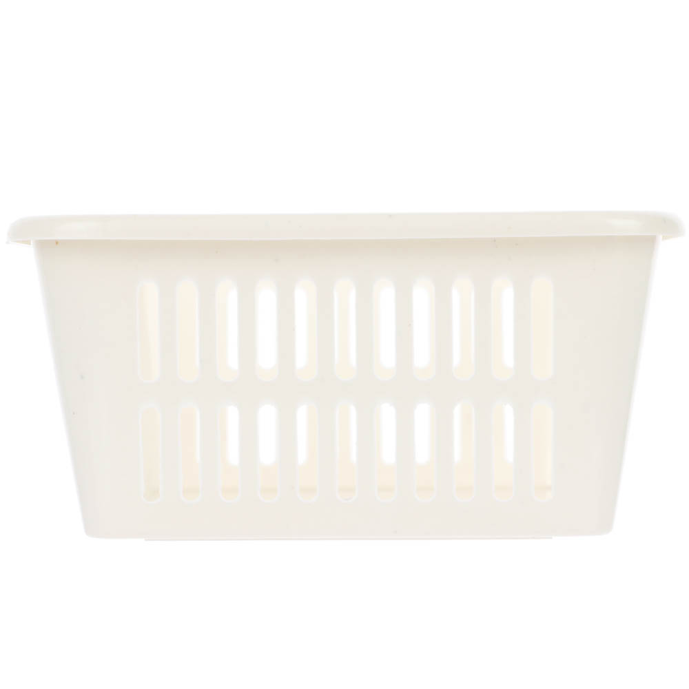 Корзинка универсальная 2л, 250х150х72мм, белый, серый, пластик, арт.№ 414-112