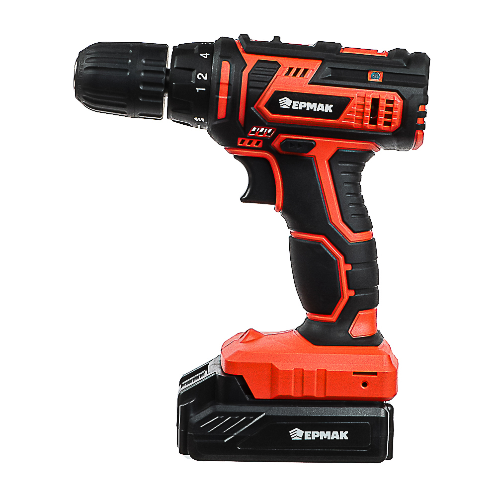 ЕРМАК Дрель-шуруповерт аккум. ДША-14в, 0-550- 1550 об/мин, 1,3 Li-on (1), 28 н*м, подсветка, арт.№ 646-324