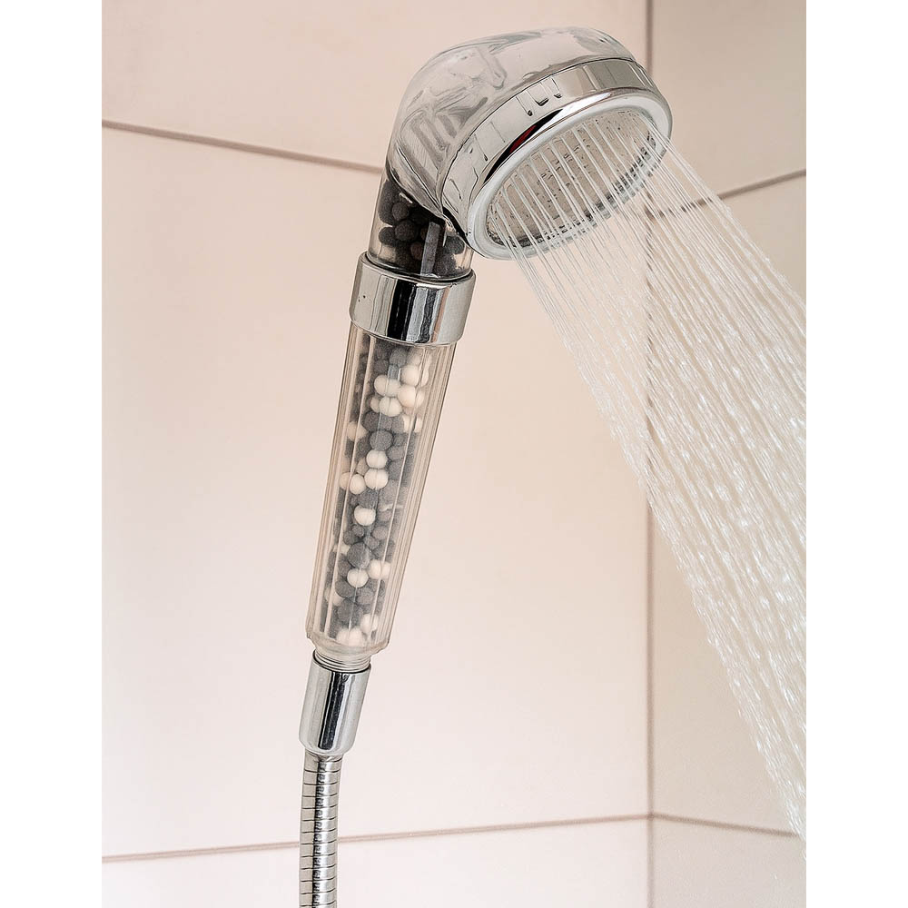 СоюзКран Лейка для душа, 1 режим, с функцией очистки воды, 60мм, прозрачный, арт.№ 582-095