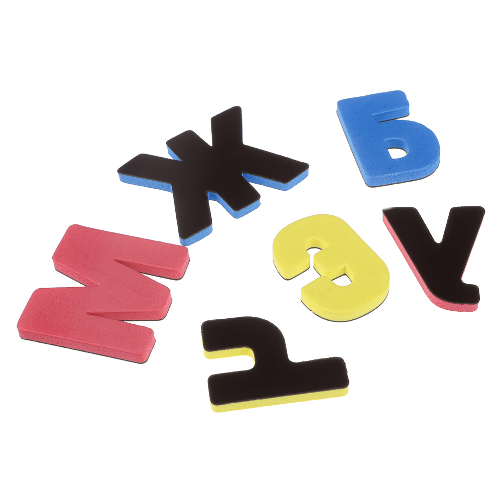 ИГРОЛЕНД Алфавит на магнитах, ПЭТ, магнит., 29х21х0,7см, арт.№ 896-041