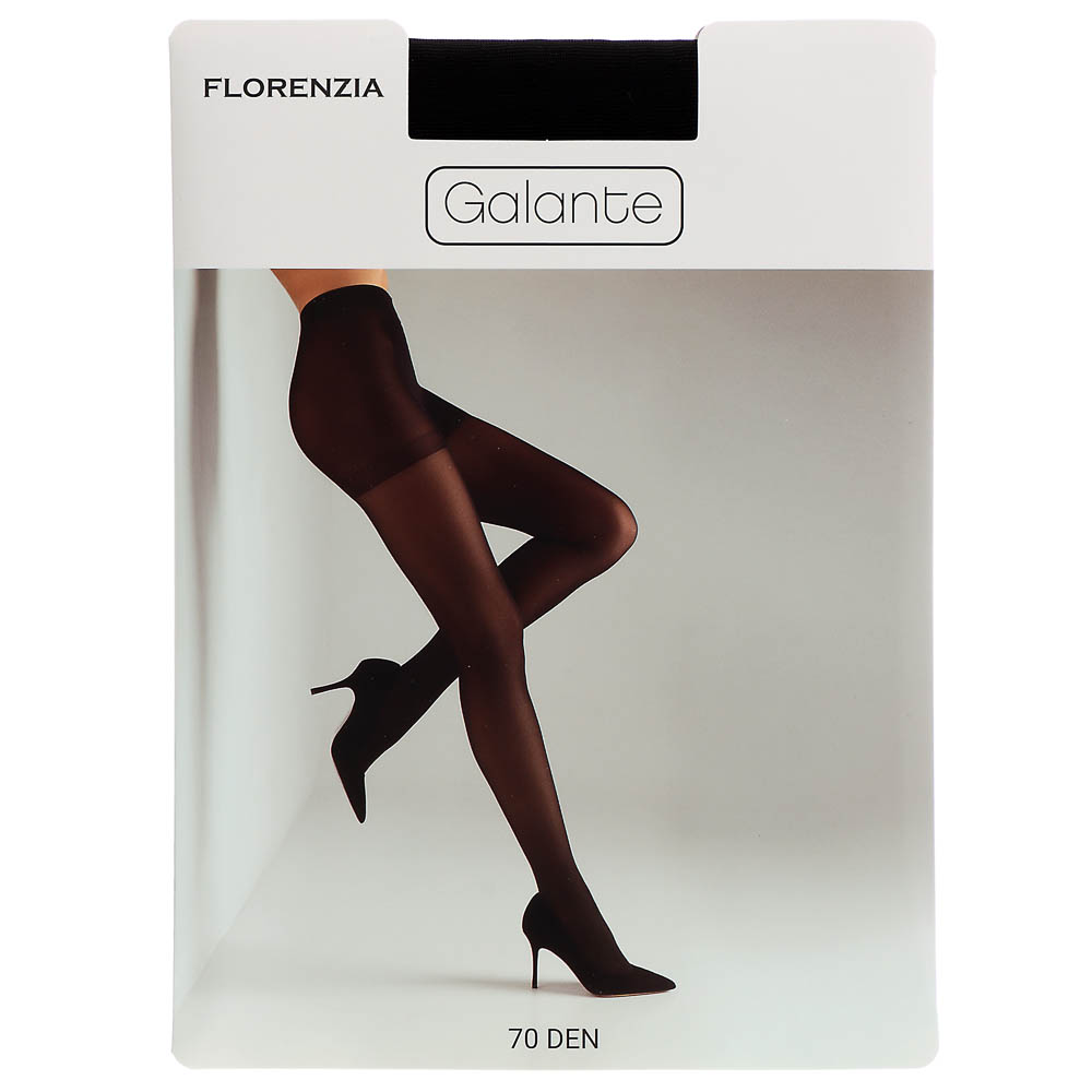 GALANTE Florenzia Колготки 70 DEN с шортиками, 84% полиамид, 16%эластан, размер 5, цвет черный, арт.№ 048-110
