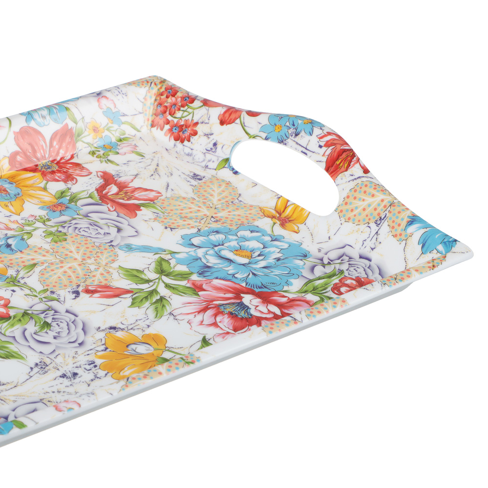 VETTA Цветочный микс Поднос, пластик, 35х25х3,8см, арт.№ 862-438