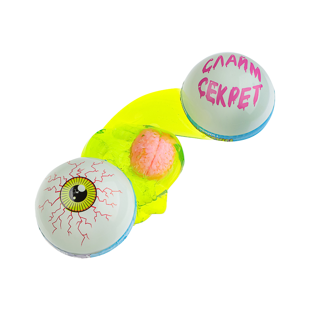 ИГРОЛЕНД Игрушка для детей из полимерных пластичных масс, "Слайм"  с фиг., 120 мл., арт.№ 218-074