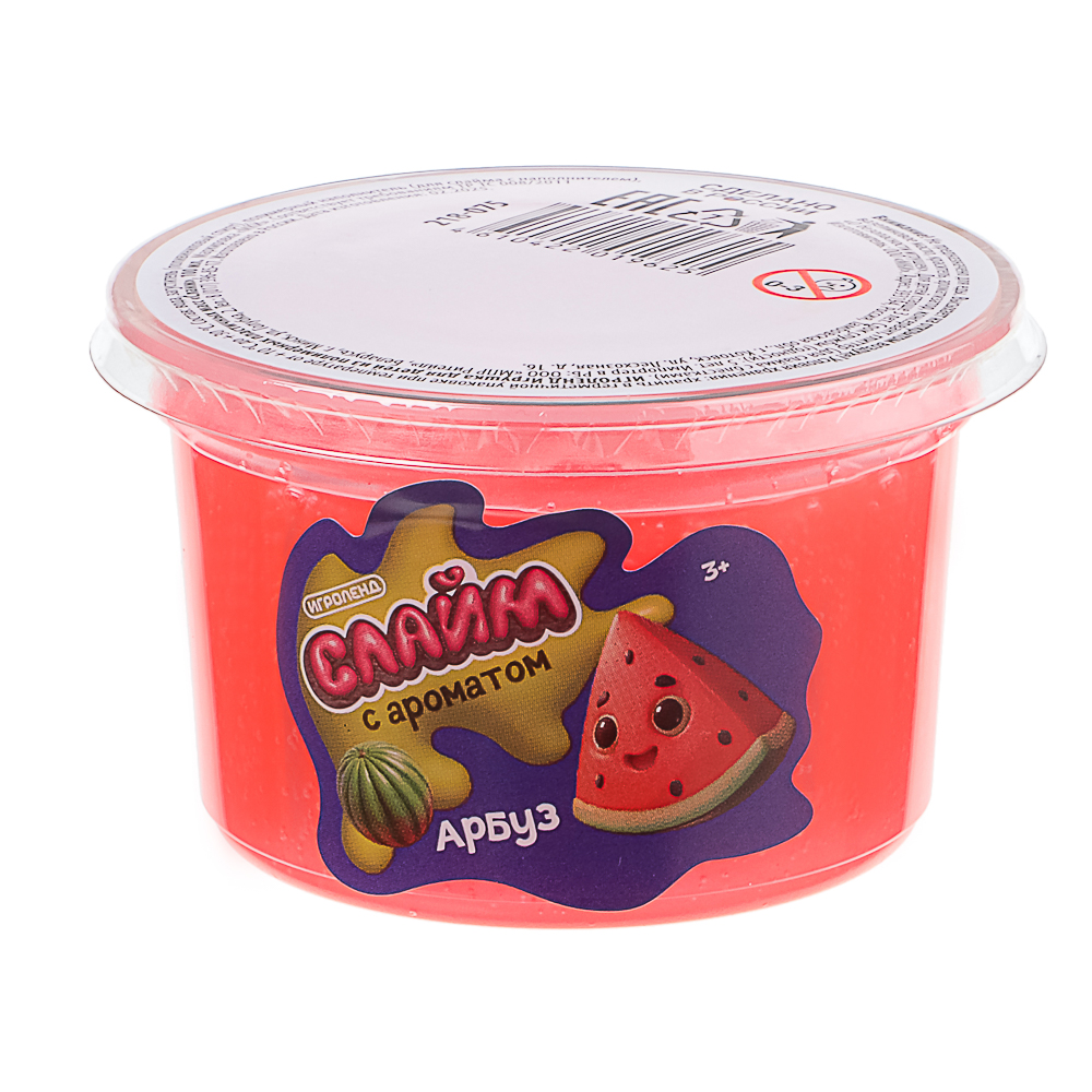 Игрушка для детей из полимерных пластичных масс "Слайм", ИГРОЛЕНД, с ароматом, 100 мл, арт.№ 218-075