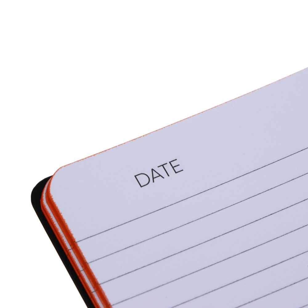 BY РСГ Бизнес - блокнот "ЗАРЯ" А5, 192 стр., гибкая обл., иск.кожа, цв.срез, резинка, 2 закладки, арт.№ 801-045