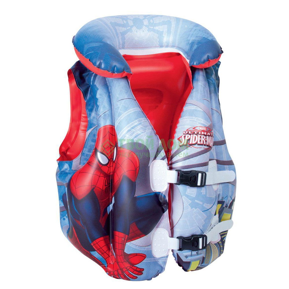 BESTWAY Жилет для плавания 51x46см, Spider-Man, 98014EU, арт.№ 332-014