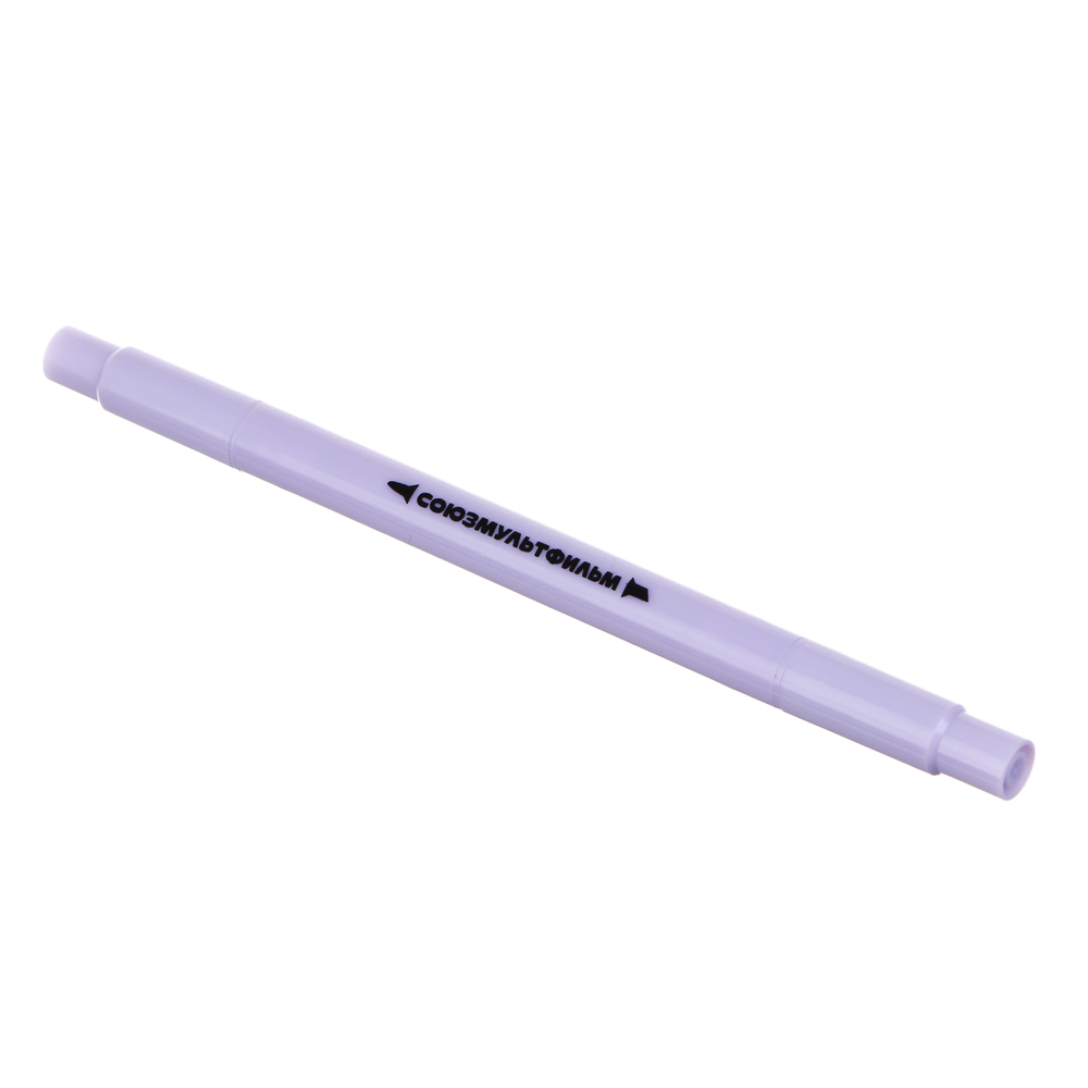 Ежик в Тумане Набор маркеров-выделителей 2-стор, 6 цв. "пастель" након.скош.3мм/круг 1мм, пласт.бокс, арт.№ 805-044