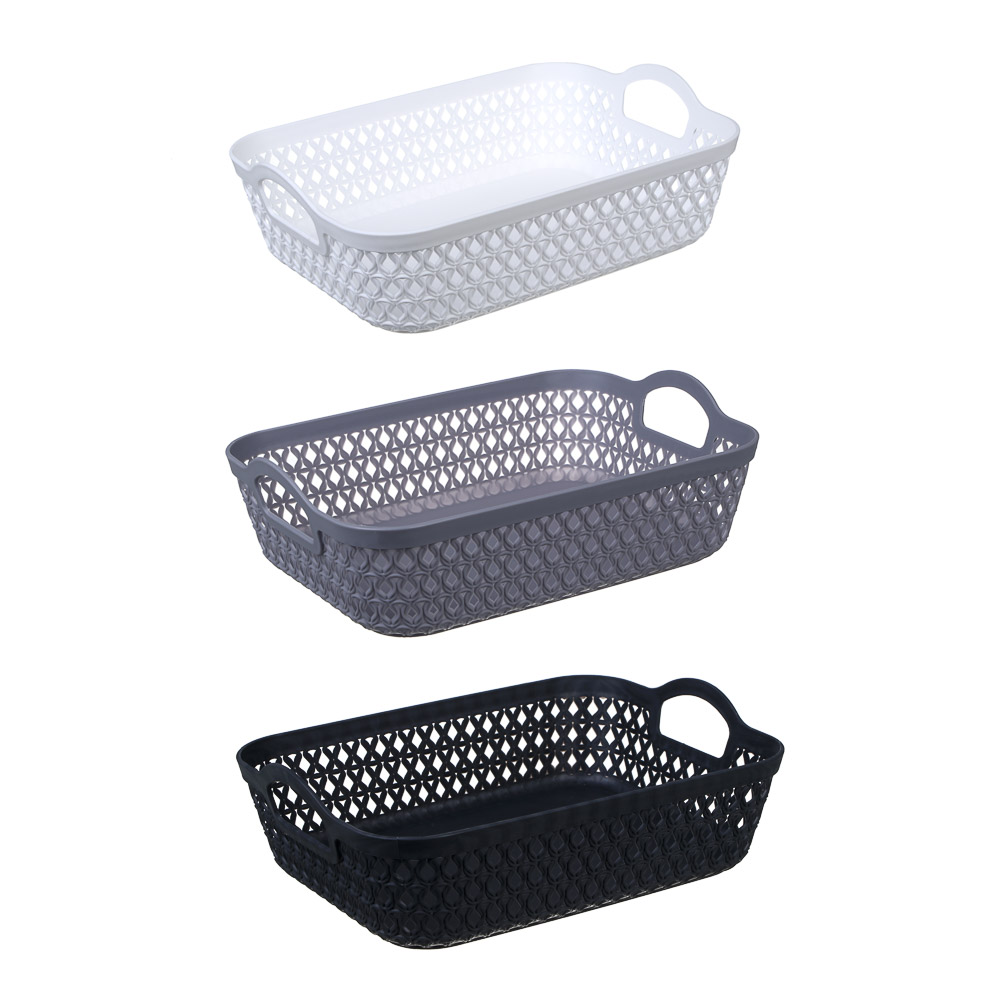 Корзина для хранения тм VETTA, пластик, 26,5х20,5х8,5см, арт.№ 414-215