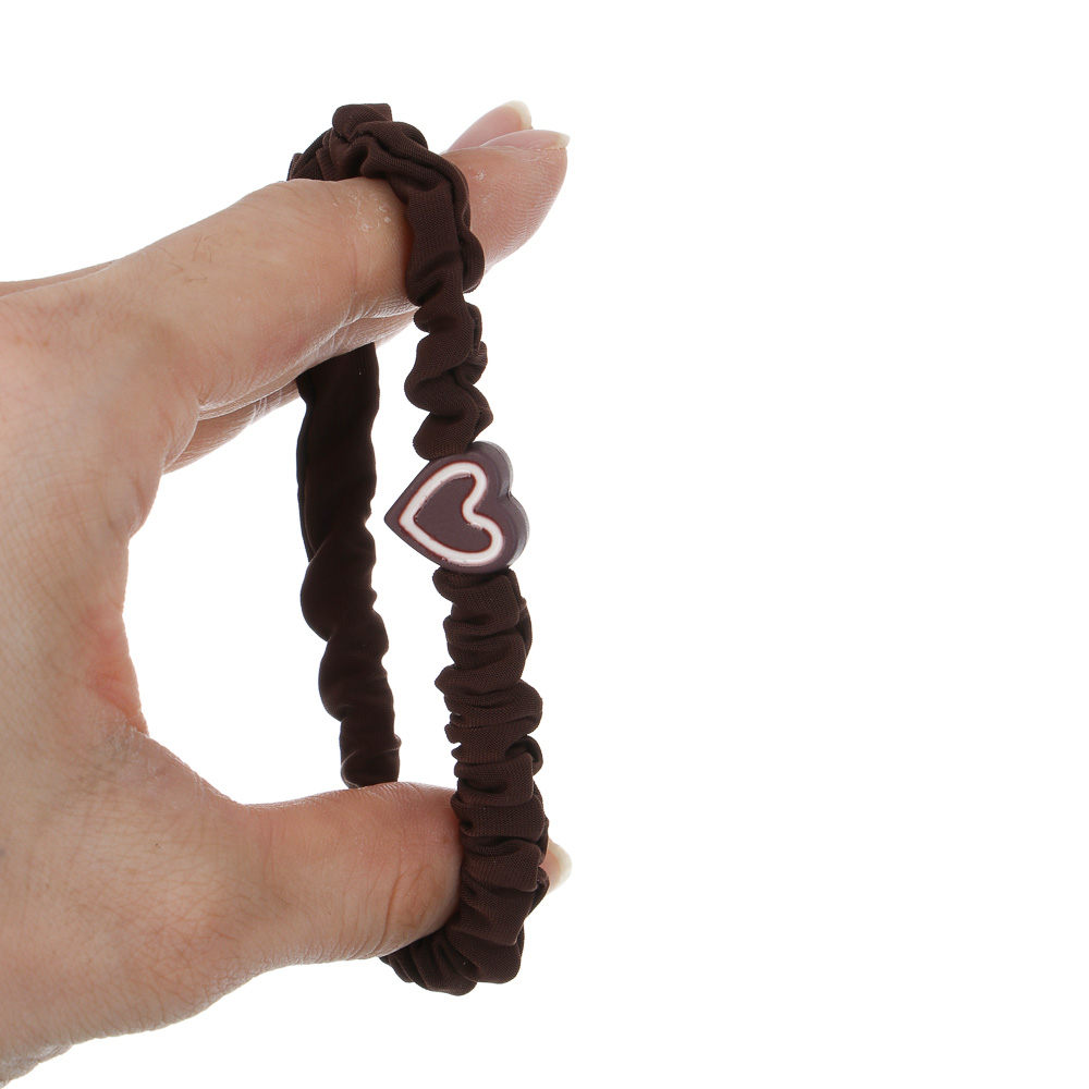 ЮНИLOOK Резинки для волос 3шт, d5,5см, полиэстер, пластик, 3 цветовых сочетания, ACS-109, арт.№ 322-057