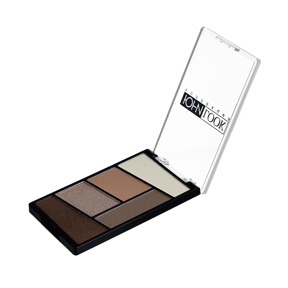 ЮНИLOOK Тени для век, 5-ти цветные 12г, Тон 02, арт.№ 330-096