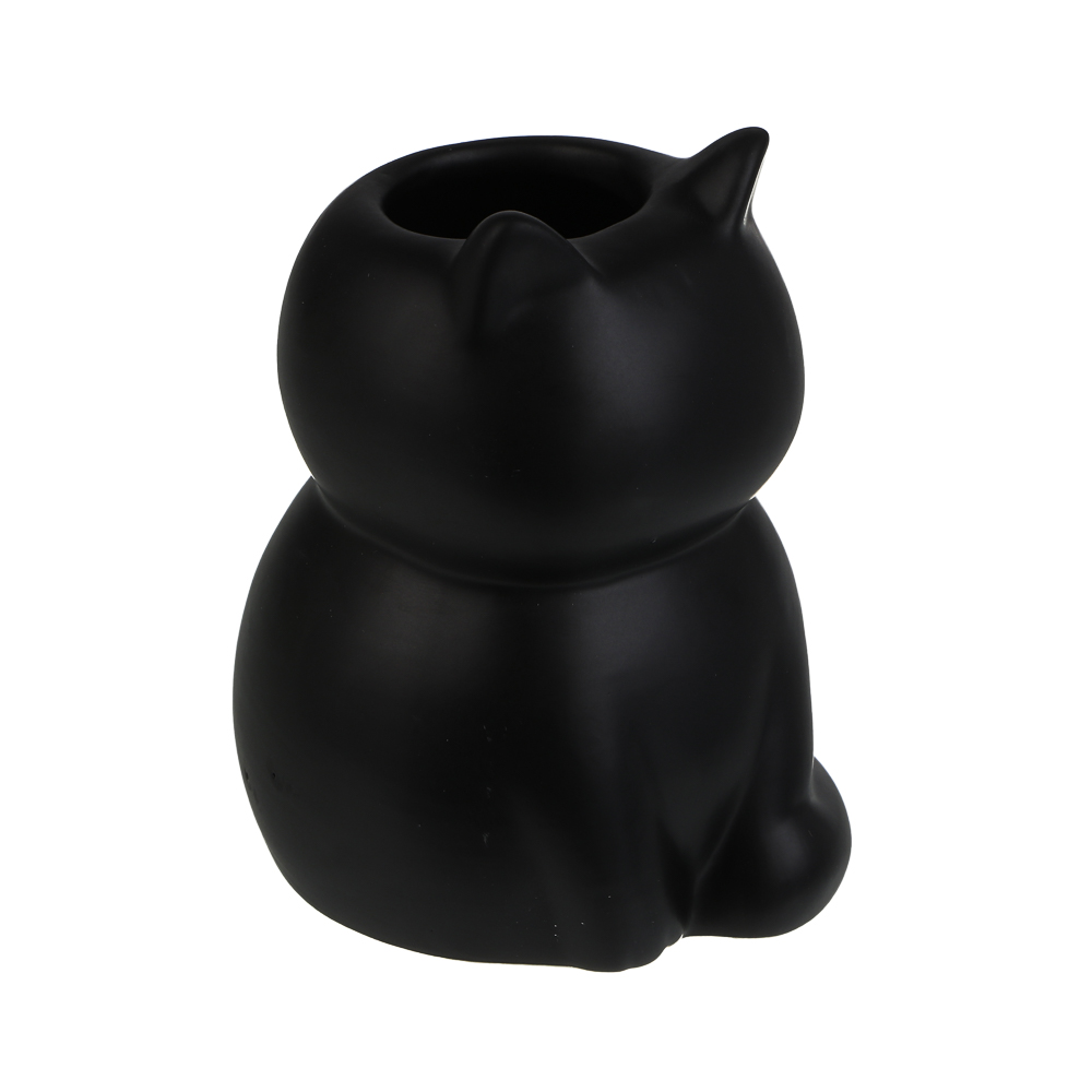 Ваза тм LADECOR "Котик", 11,5 см, керамика, 3 цвета, арт.№ 502-228