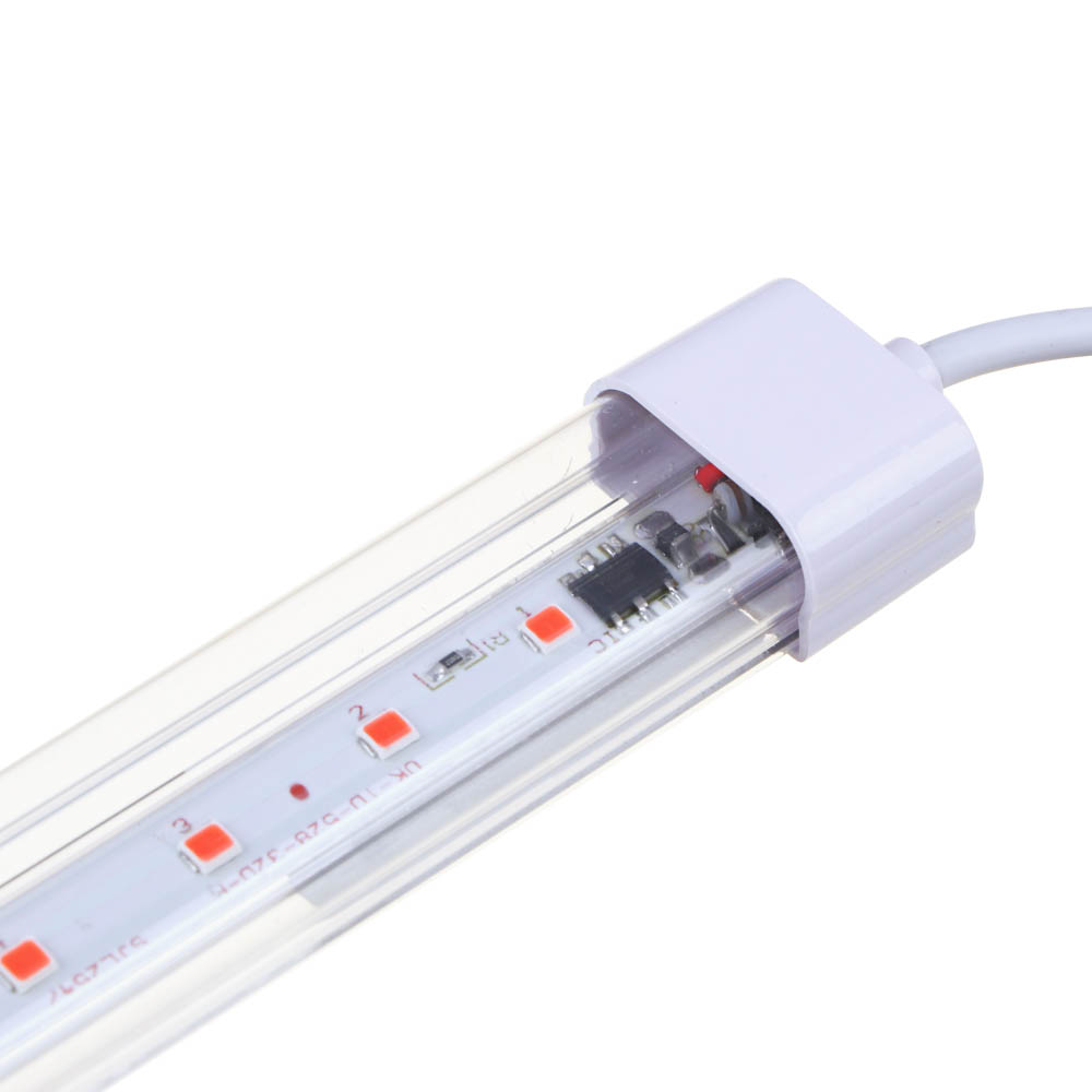 INBLOOM Светильник светодиодный для растений, 32LED, фиолетовый, 54х2.4х1.3см, 8Вт, 220В, ABS, арт.№ 185-090