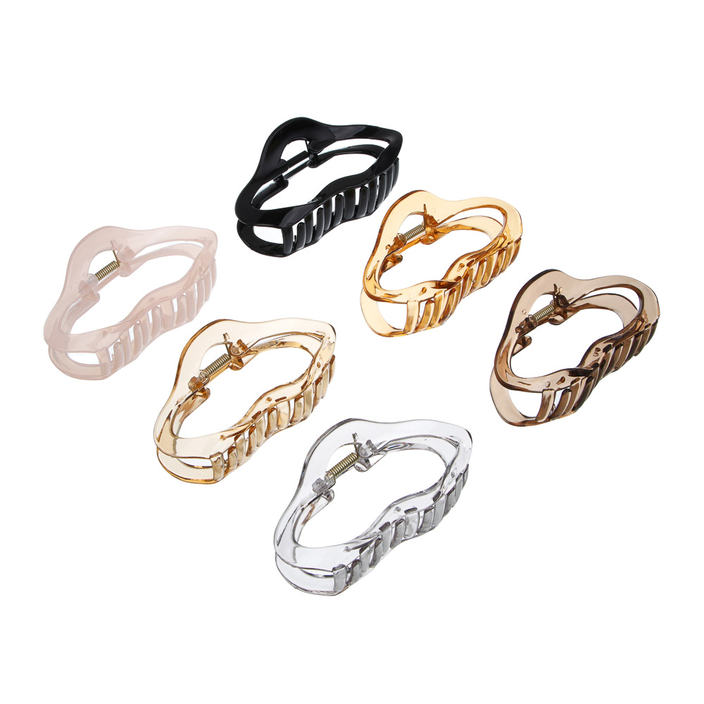 ЮНИLOOK Краб для волос, 11см, пластик, металл, 6 цв., ACS25-13, арт.№ 321-396