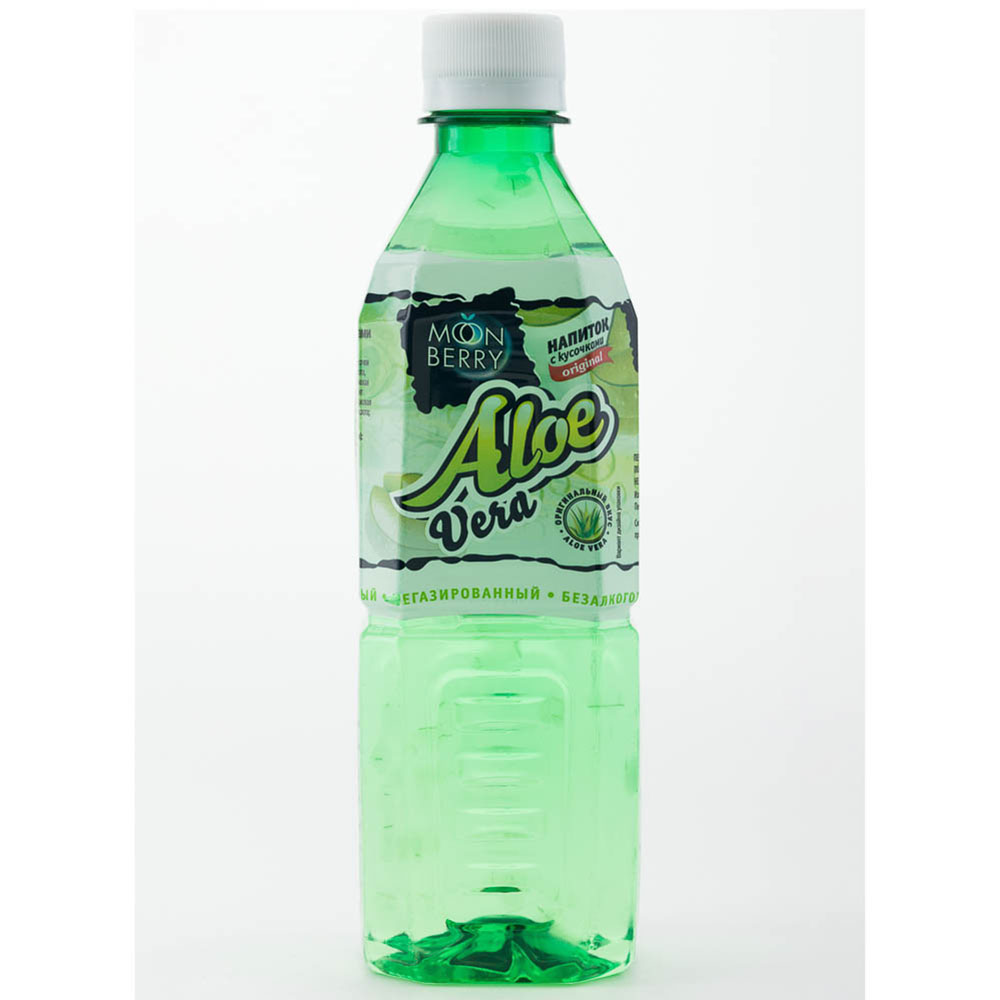Напиток с кусочками алоэ МOONBERRY (Мунберри) Алоэ 0,5 л, арт.№ 347-577
