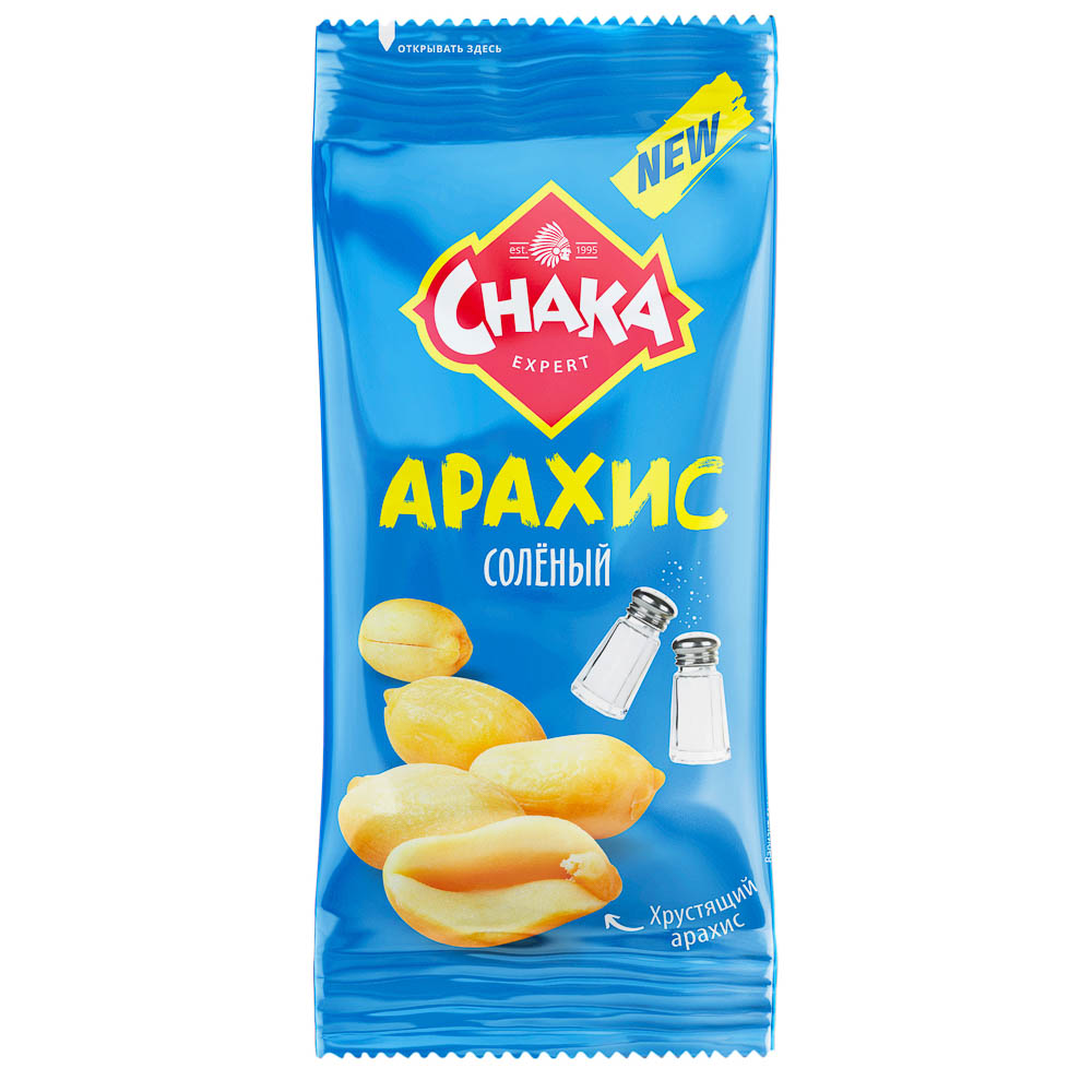 Арахис жаренный соленый CHAKA 50г, арт.№ 347-578