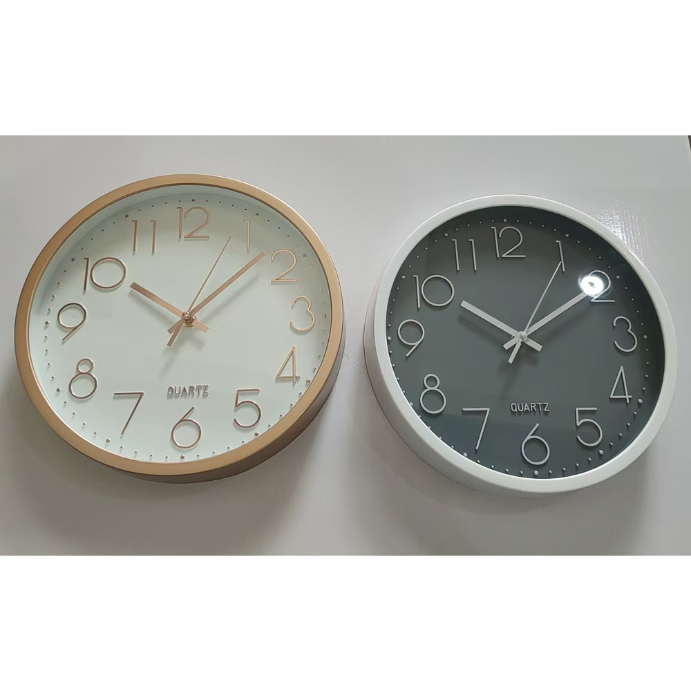 Часы настенные "Классик" d-30см, пластик, 2 цвета, 1xAA, LADECOR CHRONO, арт.№ 581-407