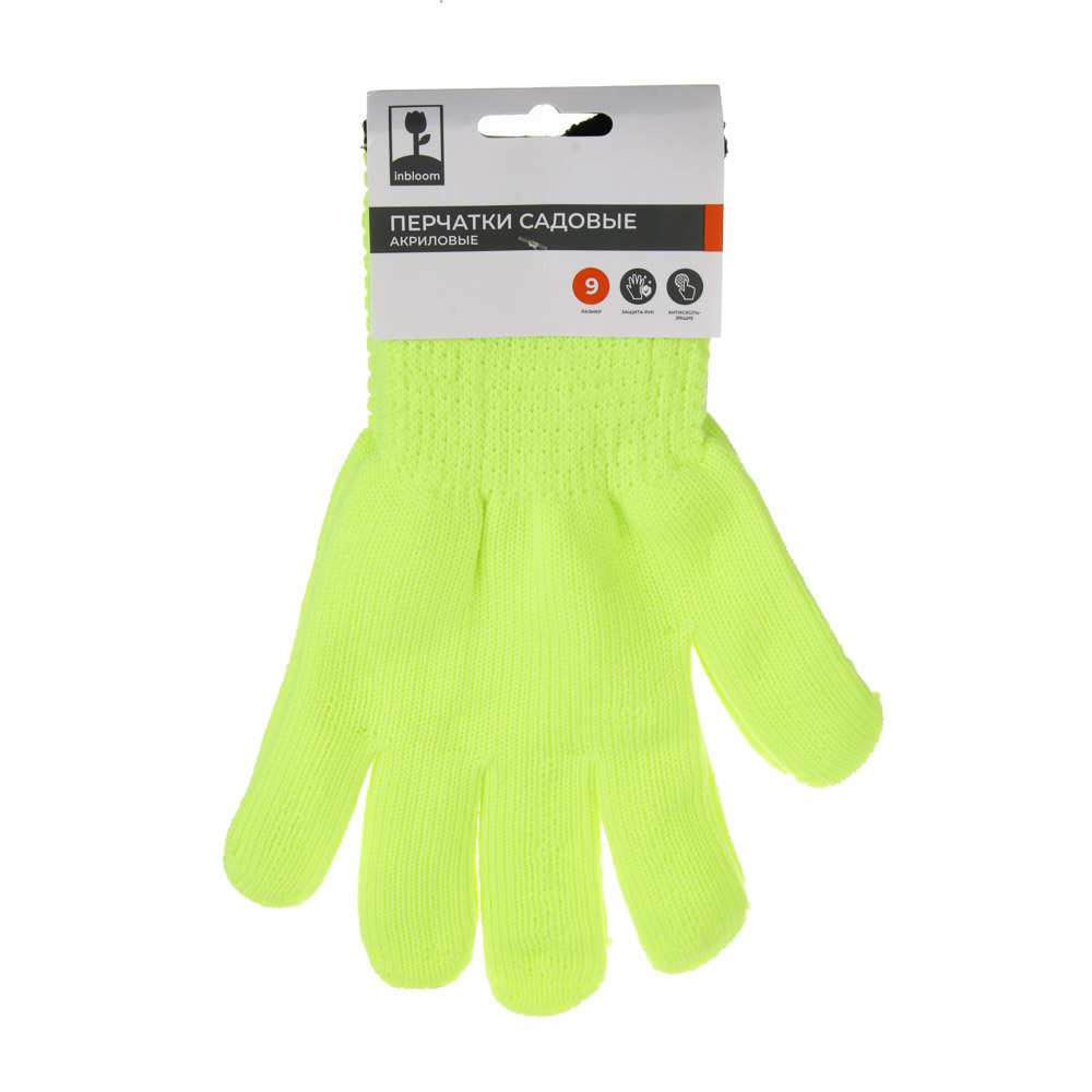 INBLOOM Перчатки акриловые, -20°C, размер 9, 24см, 34г, арт.№ 188-088
