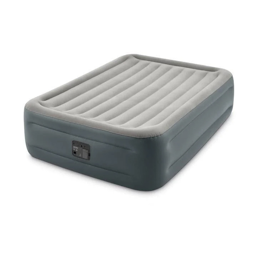 INTEX Кровать надувная ESSENTIAL REST, встроенный электронасос 220В, 152x203x46см, ПВХ, 64126NP, арт.№ 108-063