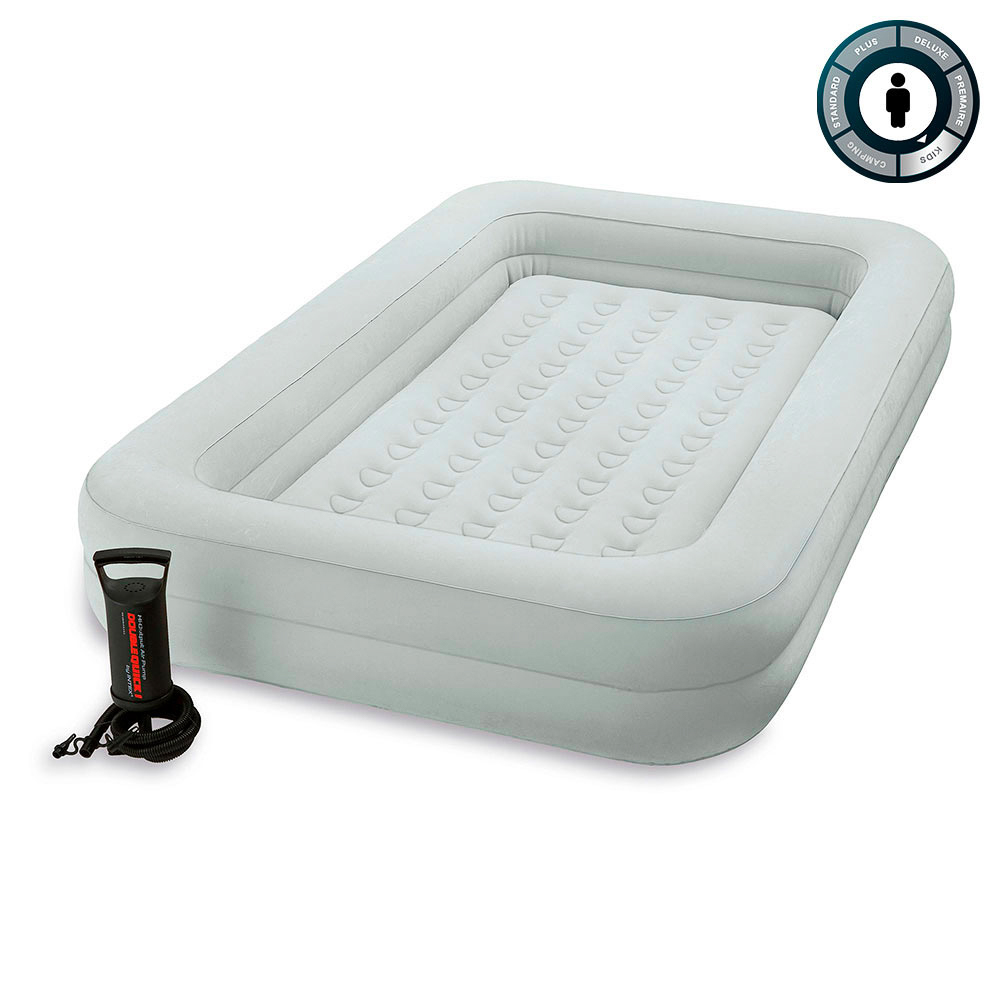 INTEX Кровать надувная детская с бортиками, 168х107x25см, от 3 до 6 лет, 66810NP, арт.№ 108-024