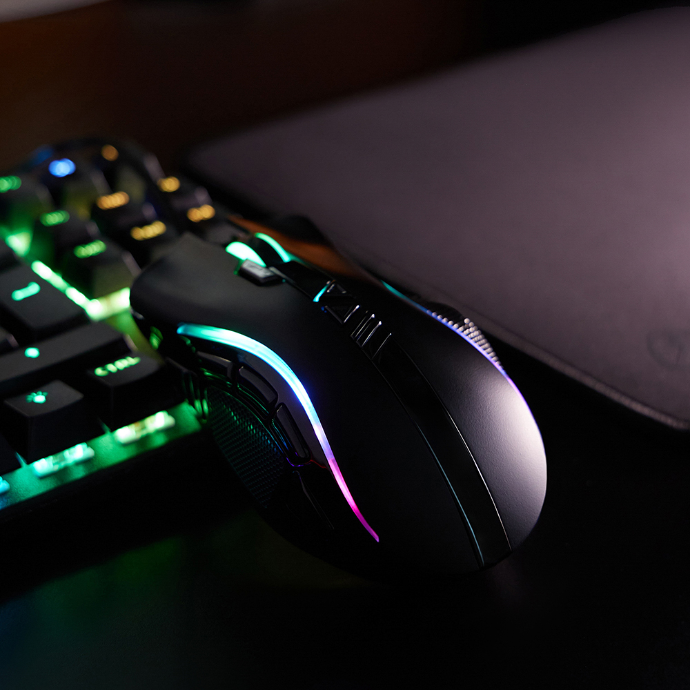 BY Игровая мышь проводная RPG 16000dpi,11D,PMW3389,RGB,220см, арт.№ 405-061